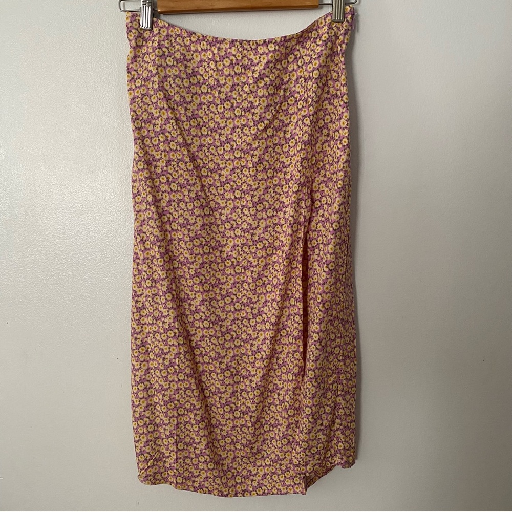Motel Rocks Floral Midi Skirt